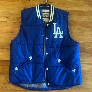 Mitchell and Ness Los Angeles Dodgers vest. Worn maybe 2 times total.
